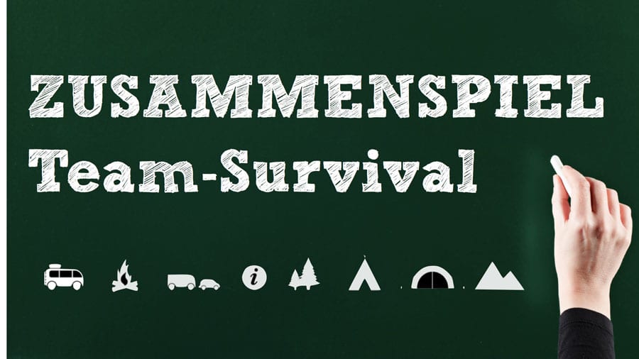 Survival Training Teambuilding mit ZUSAMMENSPIEL